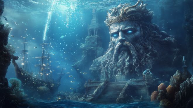GenAI科技绘画优秀作品海底世界(图2)